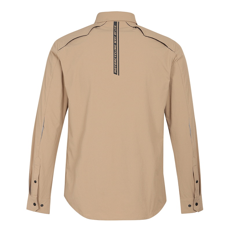 더블 포켓 퍼포먼스 카키 셔츠